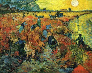Saber gastronómico: 'A Vinha Vermelha de Arles' de Vincent Van Gogh. FOTO: DR