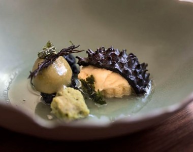 'Mar e Citrinos' foi criado por Telmo Moutinho, chefe de pastelaria do Alma. FOTO: DR