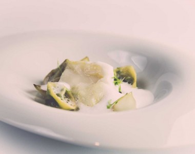 Chefe Cozinheiro do Ano - O prato de peixe: Bacalhau Salgado Seco da Noruega com todos (a terra e o mar). FOTO: EG|Catarina Pires - Clementine Things