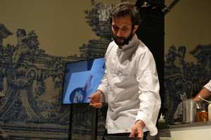 José Avillez na demonstração de cozinha de encerramento do Festival Peixe em Lisboa 2017