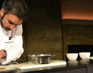Henrique Sá Pessoa trouxe à mesa produtos tradicionais portugueses. Foto: ACS