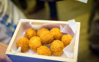 Croquetes de Marisco. É a cozinha galega de Pepe Solla inspirada no mar e seus produtos. Foto: DR