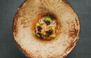 O restaurante Midori, em Sintra (do Penha Longa Resort) e ao qual este prato pertence, é um dos agraciados do guia Michelin deste ano. Foto: DR