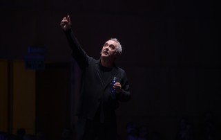 Ferran Adrià apresentou à audiência do Madrid Fúsion alguns pormenores sobre o novo projeto. Foto: Maya Balanya/Madrid Fusion