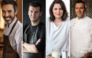 Henrique Sá Pessoa, Gert De Mangeleer, Marlene Vieira e Oriol Castro são alguns dos chefes convidados do Peixe em Lisboa. Fotos: DR
